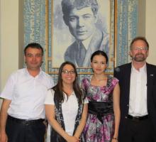 14-IWP alum Aazam Abidov, IWP program officer Kelly Bedeian, IWP alum Alina Dadaeva & Chris Merrill.jpg