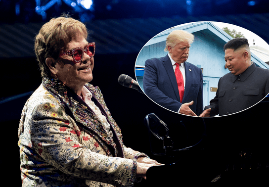 Image for story: Elton John praises Trump's 'hilarious' nickname for Kim Jong Un: 'Good on you, Donald'