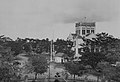 This is an old picture of Cut Mutiah Mosque, during Batavia era, of which the building is used as the office of N.V. Bouwploeg of architect, Pieter A.J. Moojen. Circa 1910 - 1940.