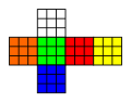 Japanese color scheme of a Rubik's Cube (434 bytes)