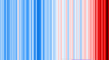 20190704 Warming stripes - HadCRUT.4.6.0.0 - world.png