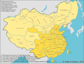 China in 1820 (with explication)