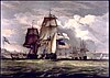 File:John Christian Schetky, H.M.S. Shannon Leading Her Prize the American Frigate Chesapeake into Halifax Harbour (c. 1830).jpg