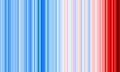 20190704 Warming stripes - HadCRUT.4.6.0.0 - world (no text).png