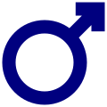 Mars symbol (heavy dark blue).svg