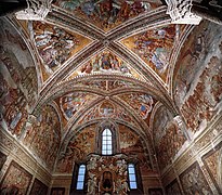 所属实体: frescoes by Luca Signorelli in the Cappella di San Brizio 