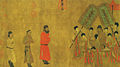 Emperor Taizong gives an audience to the ambassador of Tibet.jpg