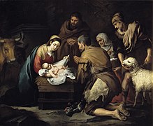 based on: adoration of the shepherds 