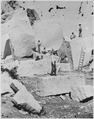 File:Quarrying granite for the Mormon Temple. Utah, 1872 - NARA - 517451.tif