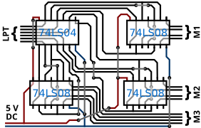 3x 2bit demultiplexer