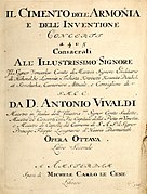 part of: Il cimento dell'armonia e dell'inventione, Op. 8 