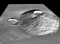 Computer-generated 3D view of Ceraunius Tholus