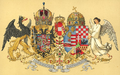 English: Austria-Hungary, Middle Common Coat of Arms 1915