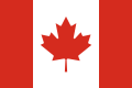 Flag of Canada (Pantone, 3-2).svg 3:2 (non-official stretch)