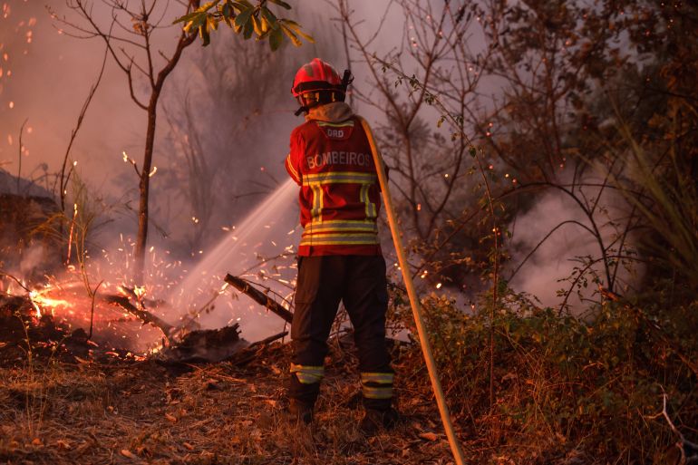 At least two die as wildfires hit Portugal