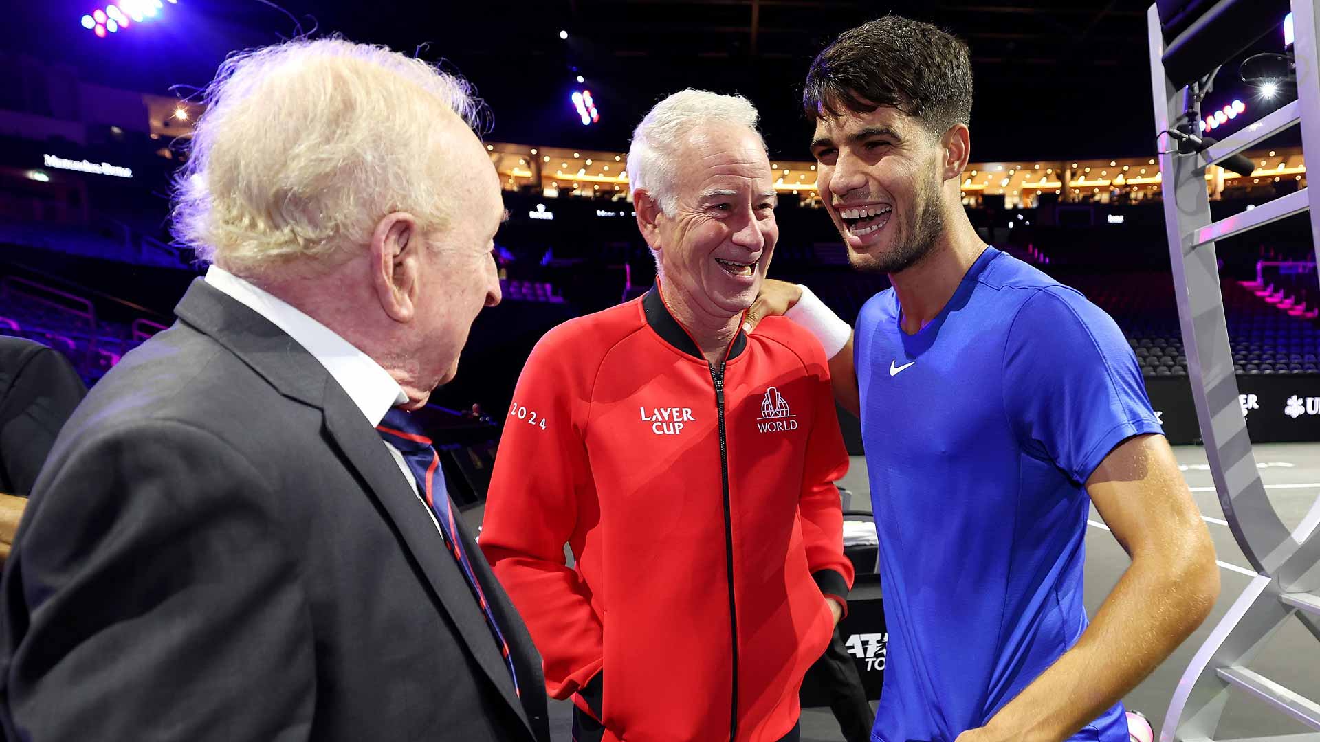 Alcaraz on ‘privilege’ of spending time with legends Borg, McEnroe, Laver in Berlin