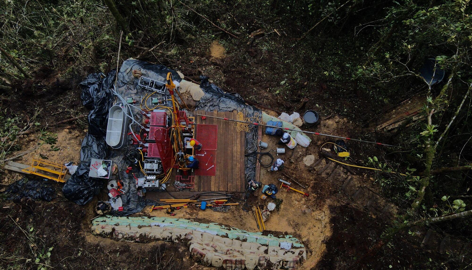 Exploración minera en Mocoa, Colombia