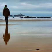 My boy down Godrevy, by Nathan Philip