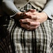 A care home resident, stock picture