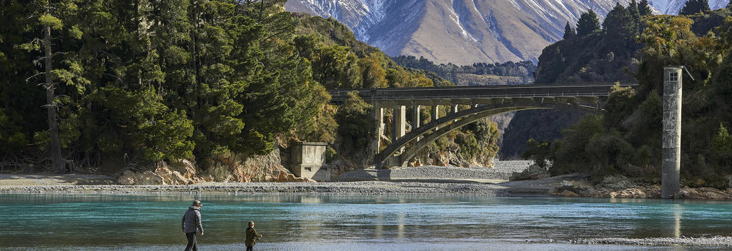 Good Morning World from the Rakaia River, Canterbury 