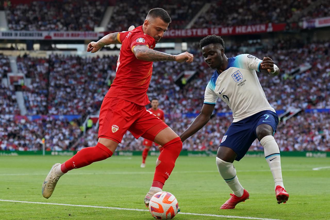 England v North Macedonia - UEFA Euro 2024 Qualifying - Group C - Old Trafford