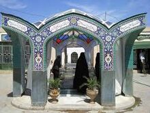 His tomb in Kashan