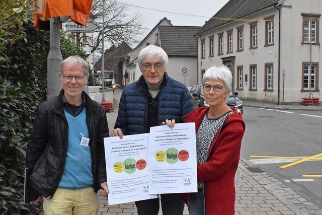 Hauinger B�rgerinitiative bef�rchtet mehr Verkehr durch das Zentralklinikum L�rrach