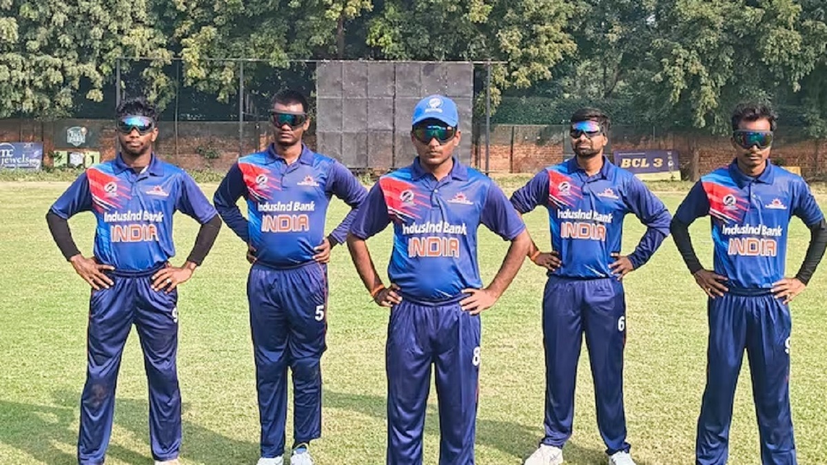 Indian blind cricket team cover