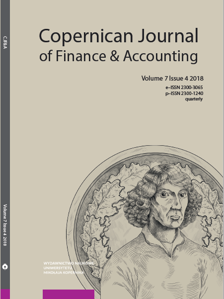 Copernican Journal of Finance & Accounting