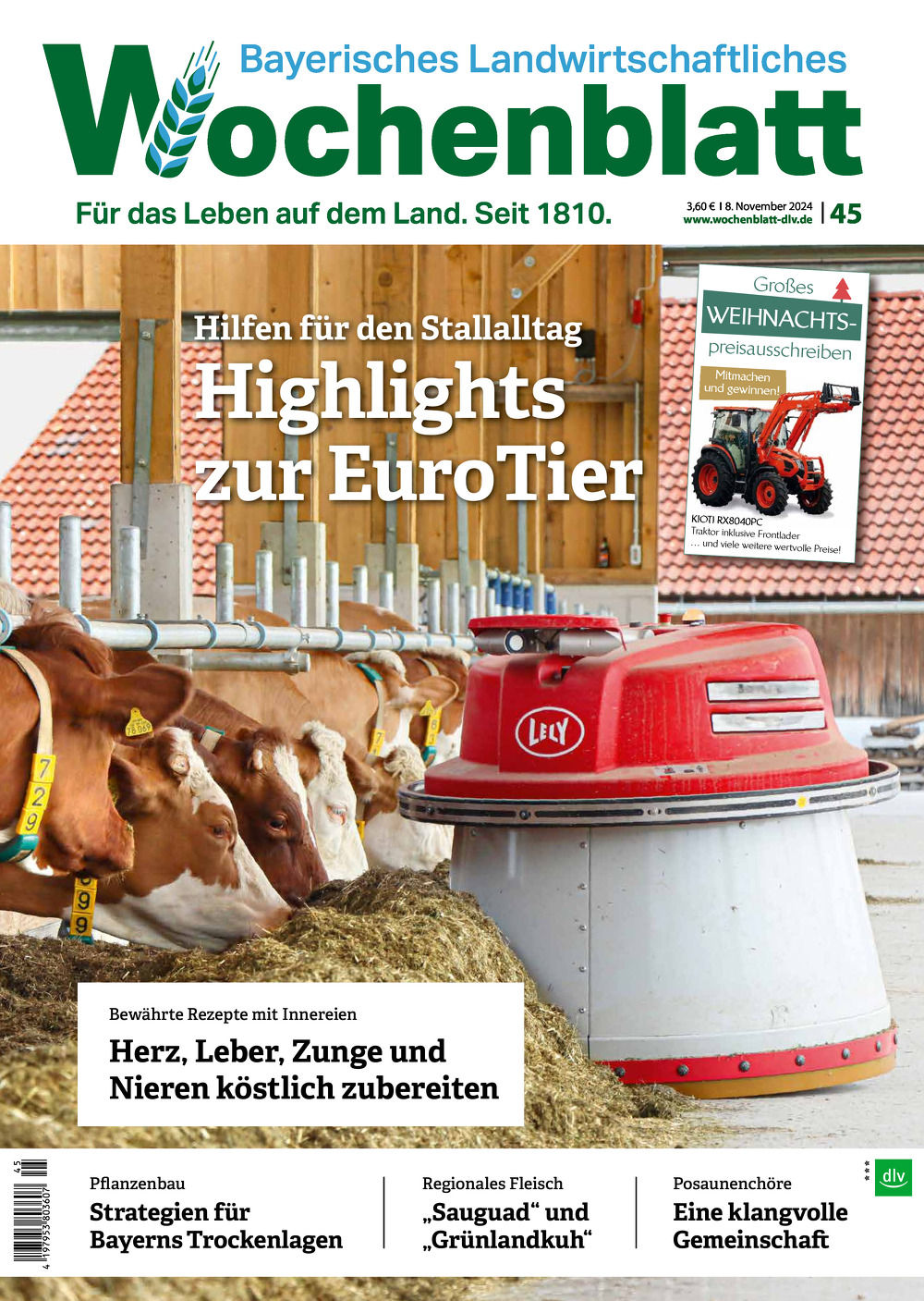 Bayerisches Landwirtschaftliches Wochenblatt Hefttitelbild