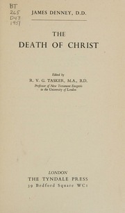 Cover of edition deathofchrist0000denn_l7n0