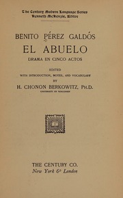 Cover of edition elabuelo0000unse