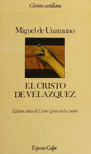 Cover of edition elcristodevelazq0000unam