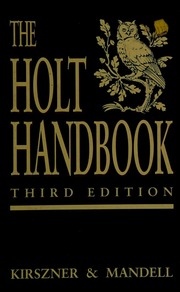 Cover of edition holthandbook0000kirs