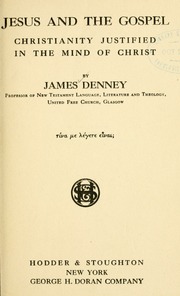 Cover of edition jesusgospelchris00denn