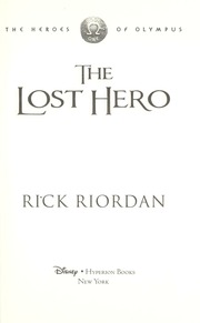 Cover of edition losthero00rick