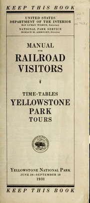 Cover of edition manualforrail1931763unit