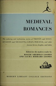 Cover of edition medievalromances00loom