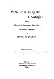 Cover of edition vidadedquijotey00unamgoog