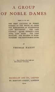 Cover of edition worksofthomashar14harduoft