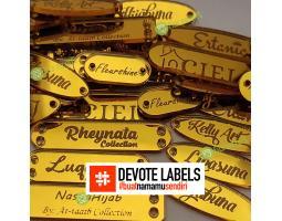 Cetak Label Akrilik DevoteCetak Labels.com - Seruyan 