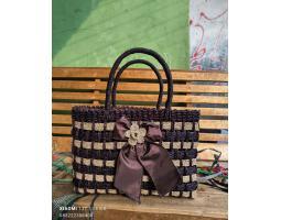 Seagrass Bag Coklat - Tasikmalaya