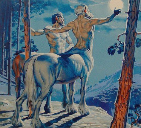 Angus McBride Beasts Centaurs illus