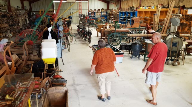 Le musée Martinvelle Jadis, situé sur la route de Regnévelle, contient entre 3000 et 4000 objets qui racontent l'histoire de Martinvelle et des villages alentour. Photo VM/Mickael DEMEAUX