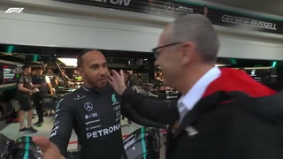 Lewis Hamilton playfully interrupts F1 chief’s interview