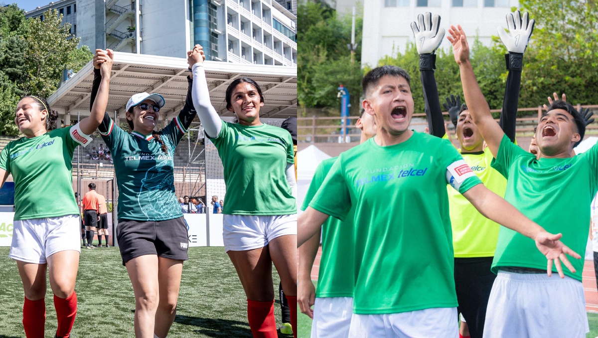 Selección mexicana varonil y femenil se coronan en la Homeless World Cup (X @homelesswrldcup)