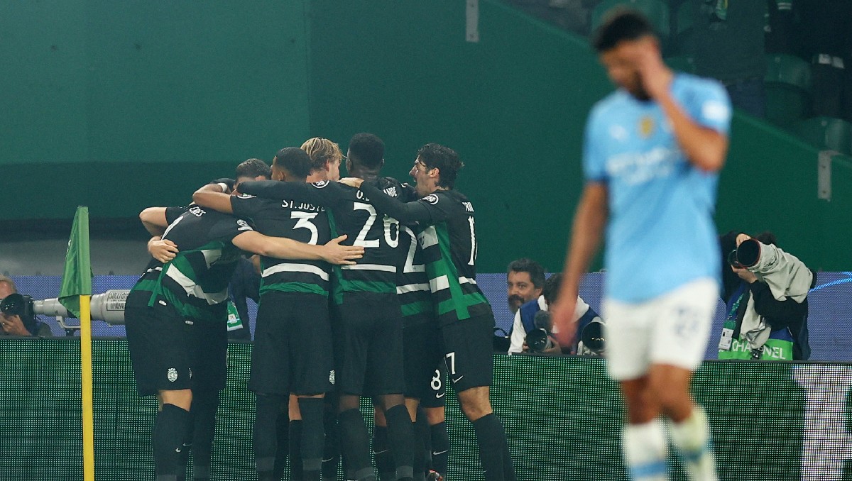 Amorim y Sporting de Lisboa hunden más al Manchester City tras vencerlo en Champions League (Reuters)