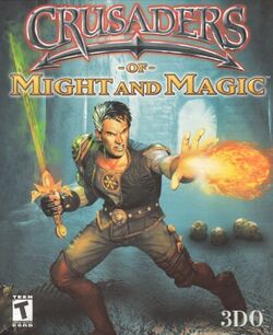 Box artwork for Crusaders of Might and Magic.