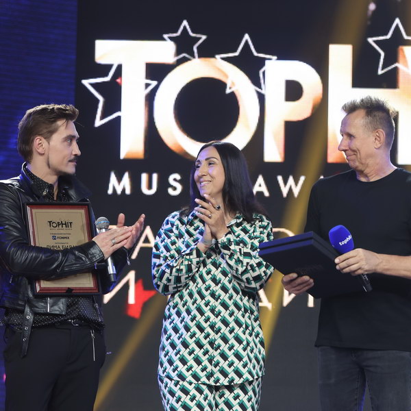 Дима Билан и DJ Грув получили награды от сервисов Fonmix и IPEX на Top Hit Music Awards 2023