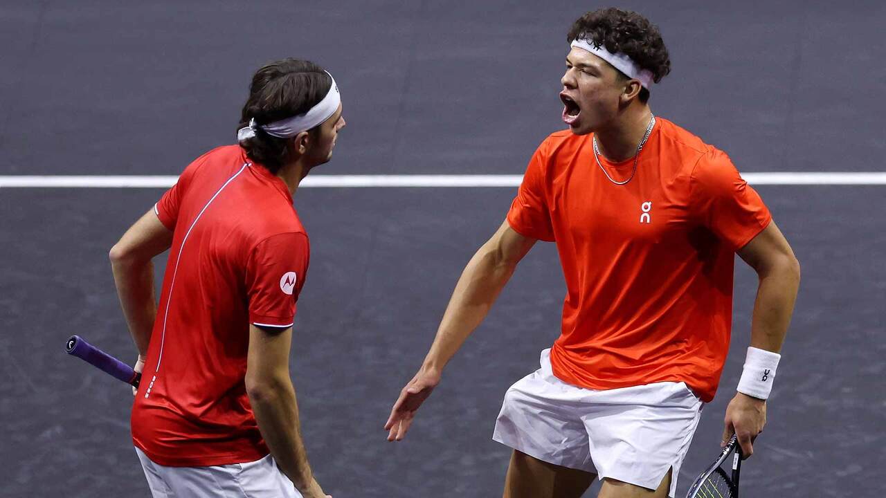 Highlights: Fritz/Shelton power past Alcaraz/Zverev at Laver Cup